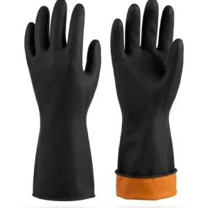 Guante de látex para protección química